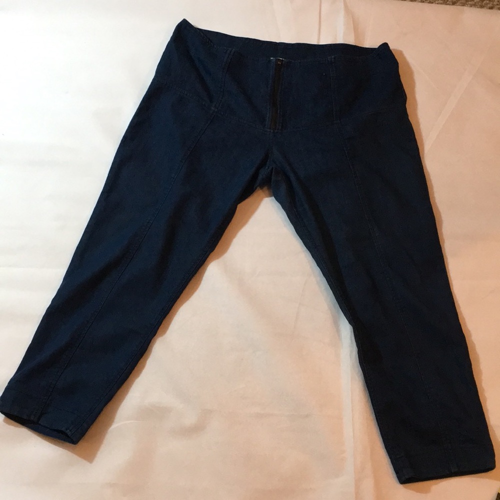Prairie underground blue denim hi waist jeans